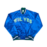 Minnesota Timberwolves Game Day satin jacket official NBA gear, JacketnJoint
