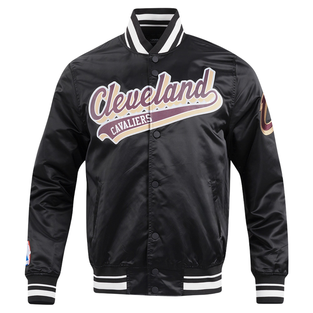 cavaliers gear Cleveland Cavaliers NBA Satin Varsity Jacket
