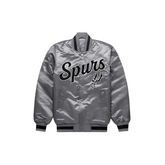 San Antonio Spurs vintage satin jacket official NBA gear, JacketnJoint
