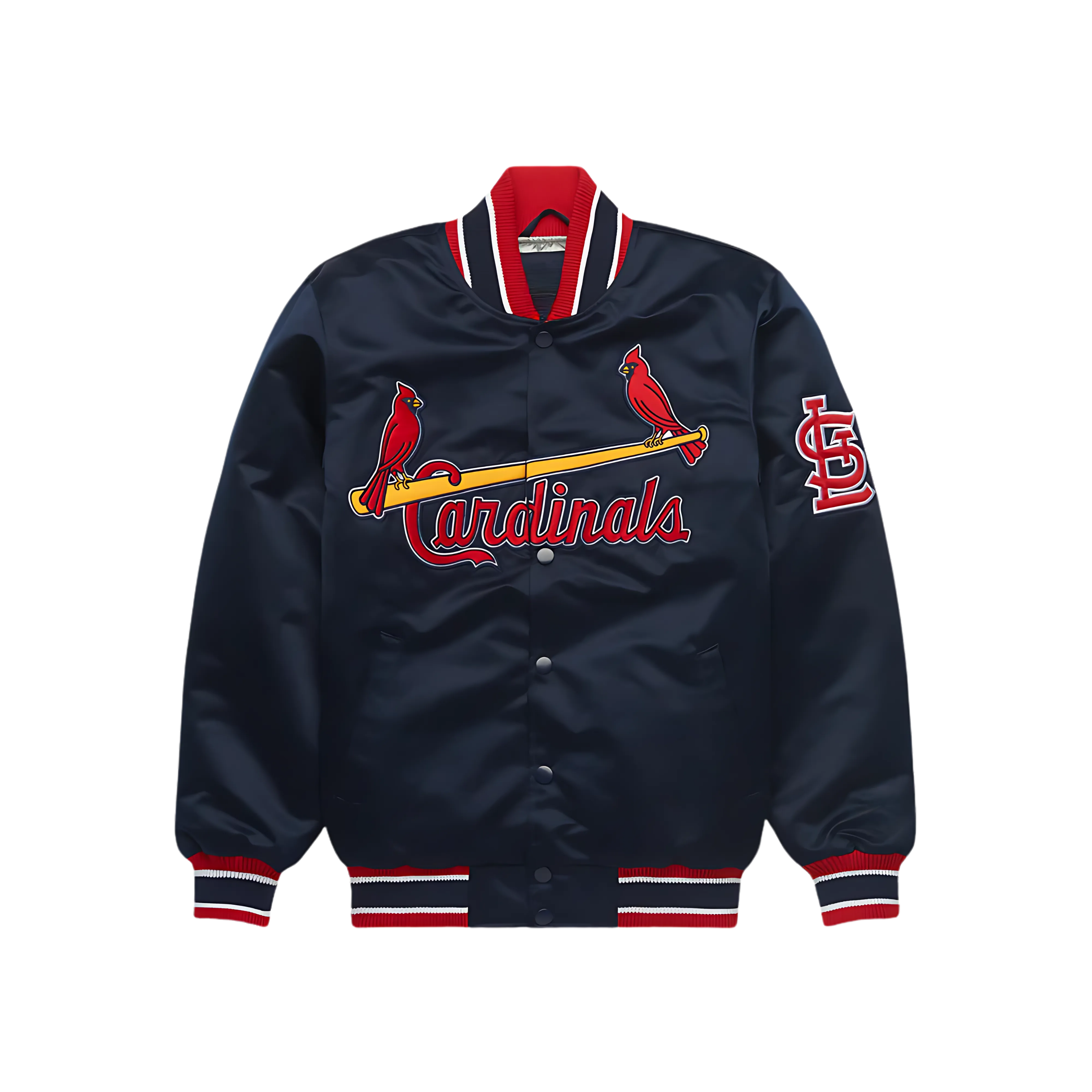 St. Louis Cardinals MLB Satin Varsity Jacket | JacketnJoint