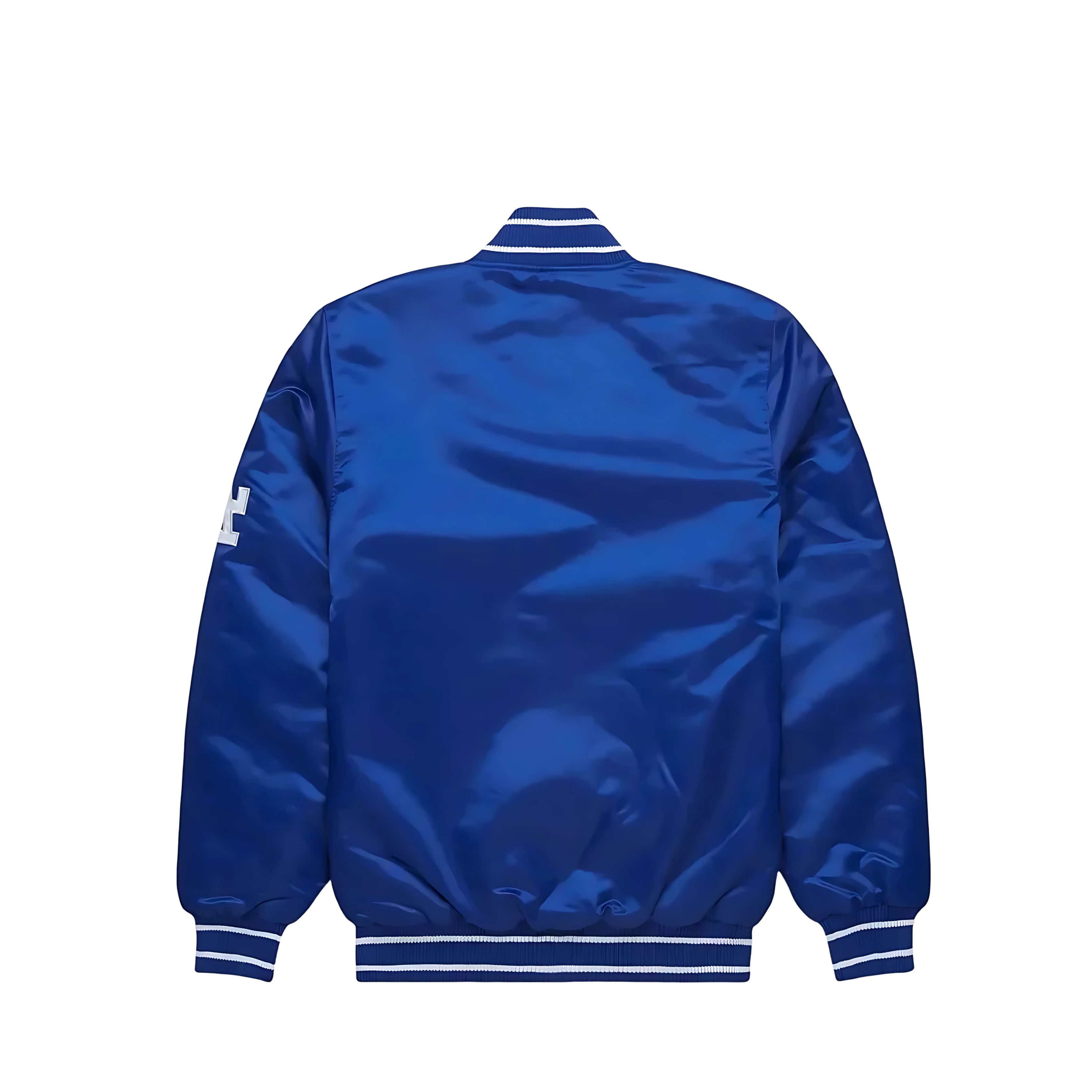 Blue satin jacket, JacketnJoint