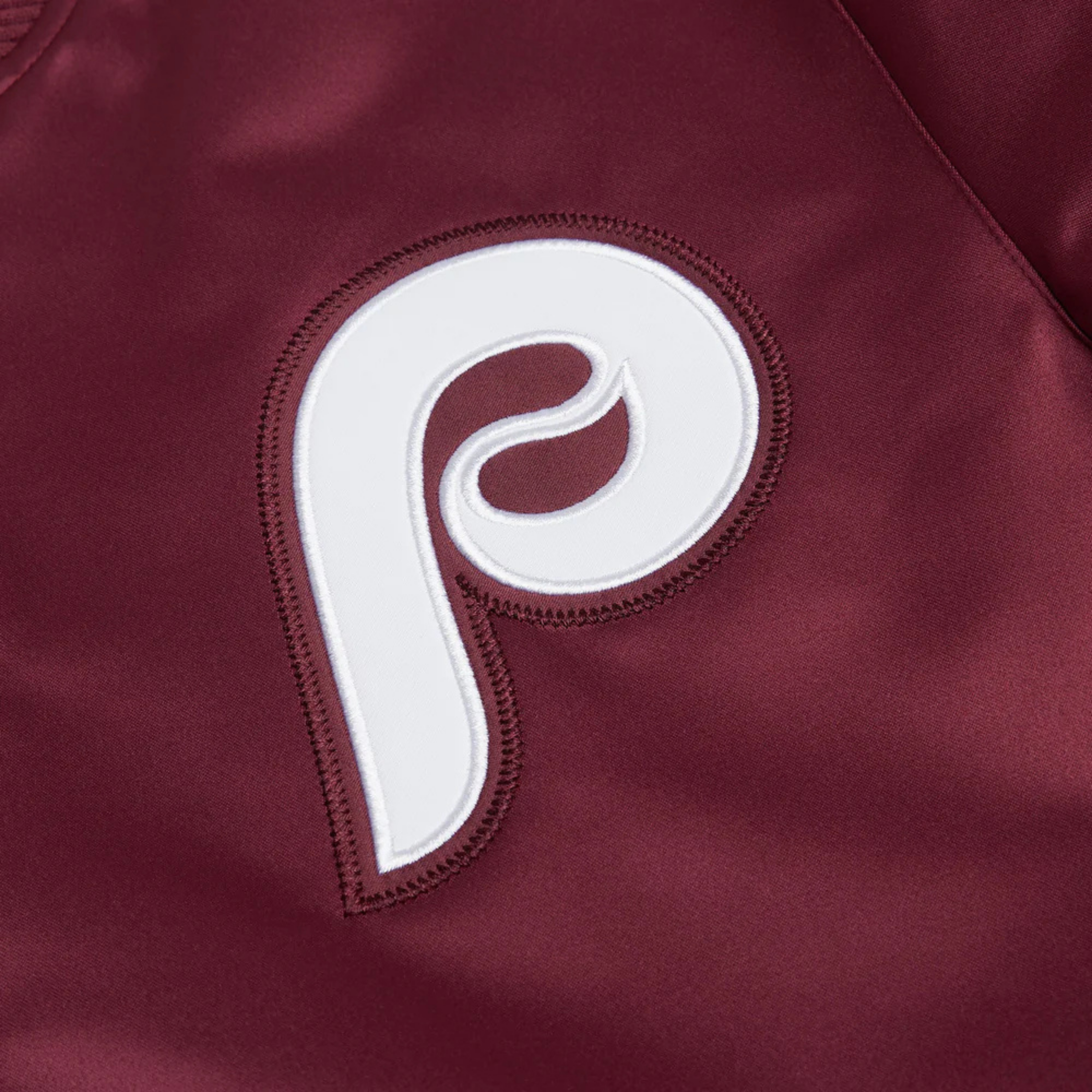 Premium satin Phillies classic MLB bomber jacket embroidered logo, JacketnJoint