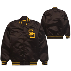 San Diego Padres Satin Jacket for Baseball Fans, JacketnJoint