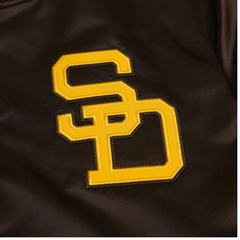 MLB San Diego Padres Satin Jacket with Logo, JacketnJoint