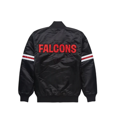 Authentic Atlanta Falcons NFL outerwear for fans back view, JacketnJoint