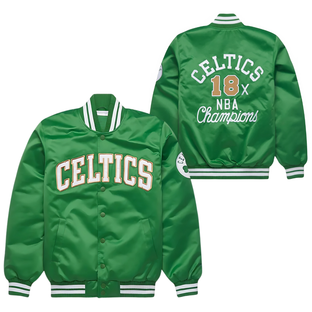 Authentic Boston Celtics Heritage Edition satin jacket, JacketnJoint