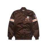 Cleveland Browns Elite NFL Jacket front view, JacketnJoint