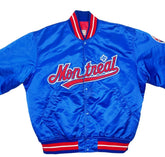 Montreal Expos Bomber Blue Satin Jacket