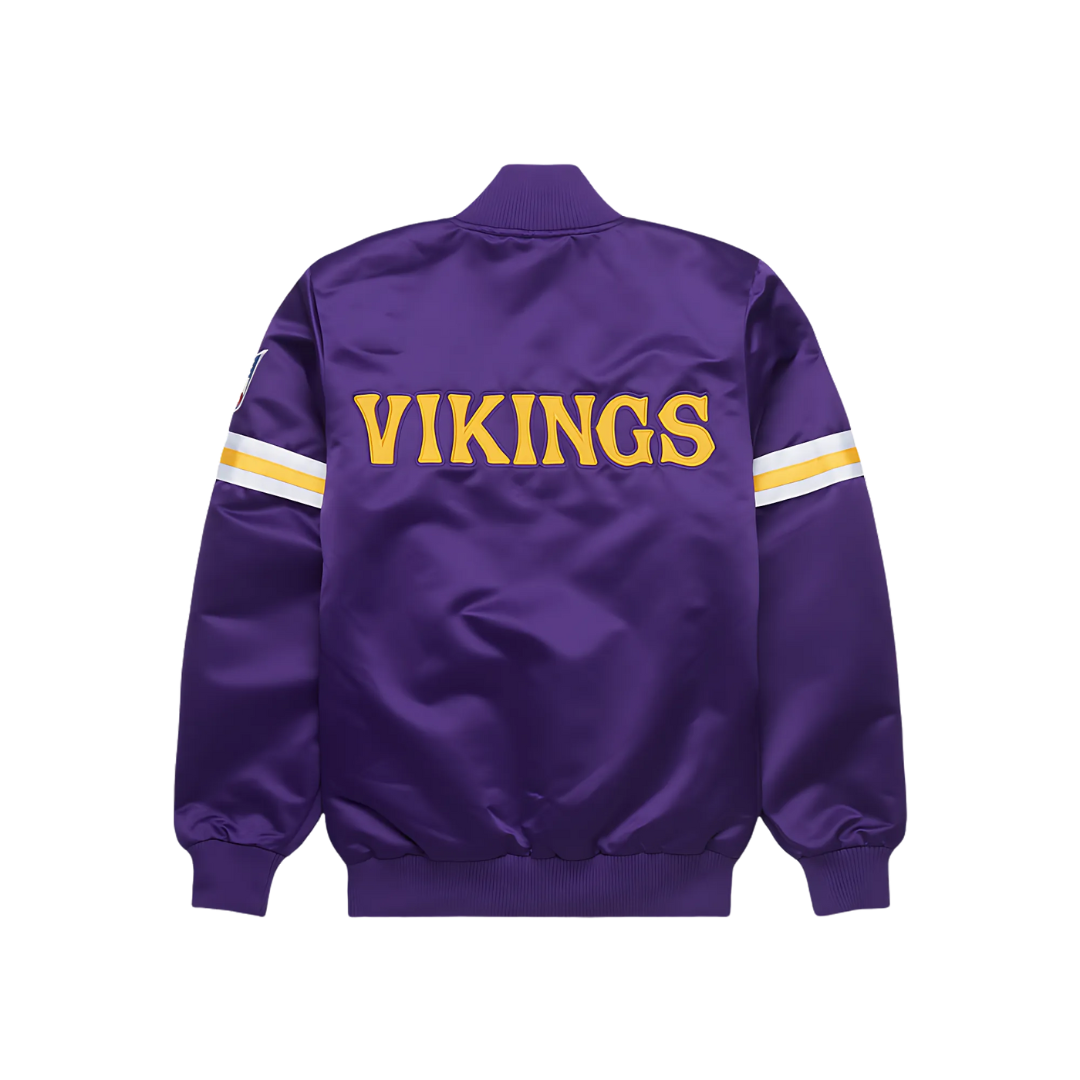 Minnesota Vikings Premium Satin Game Day Jacket, JacketnJoint