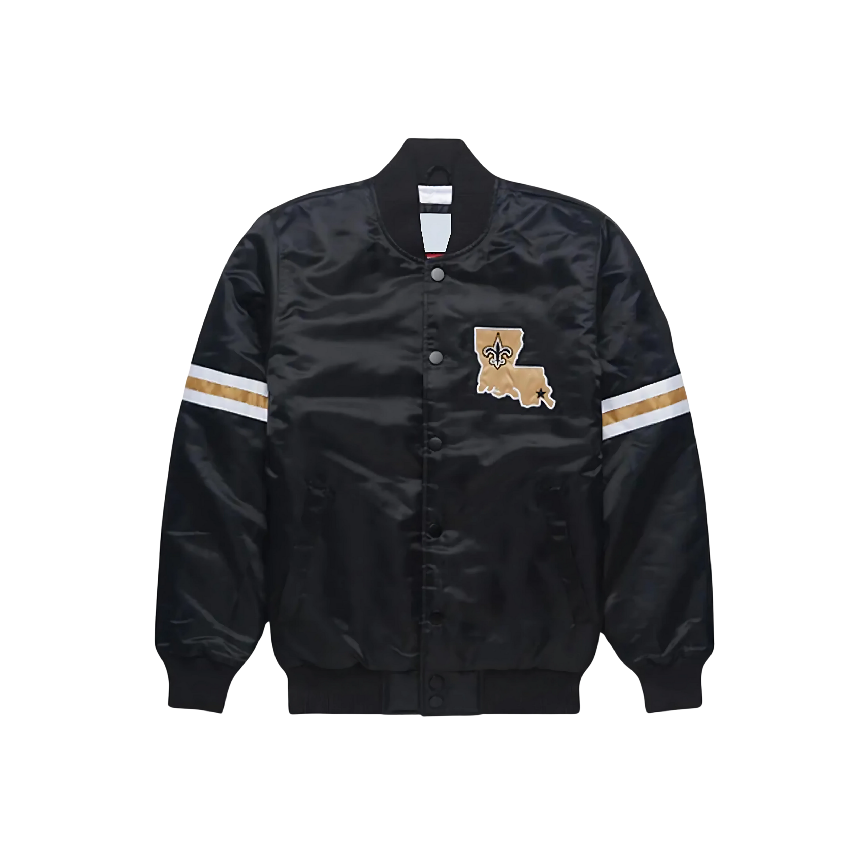 New Orleans Saints NFL Satin Varsity Jacket | JacketnJoint