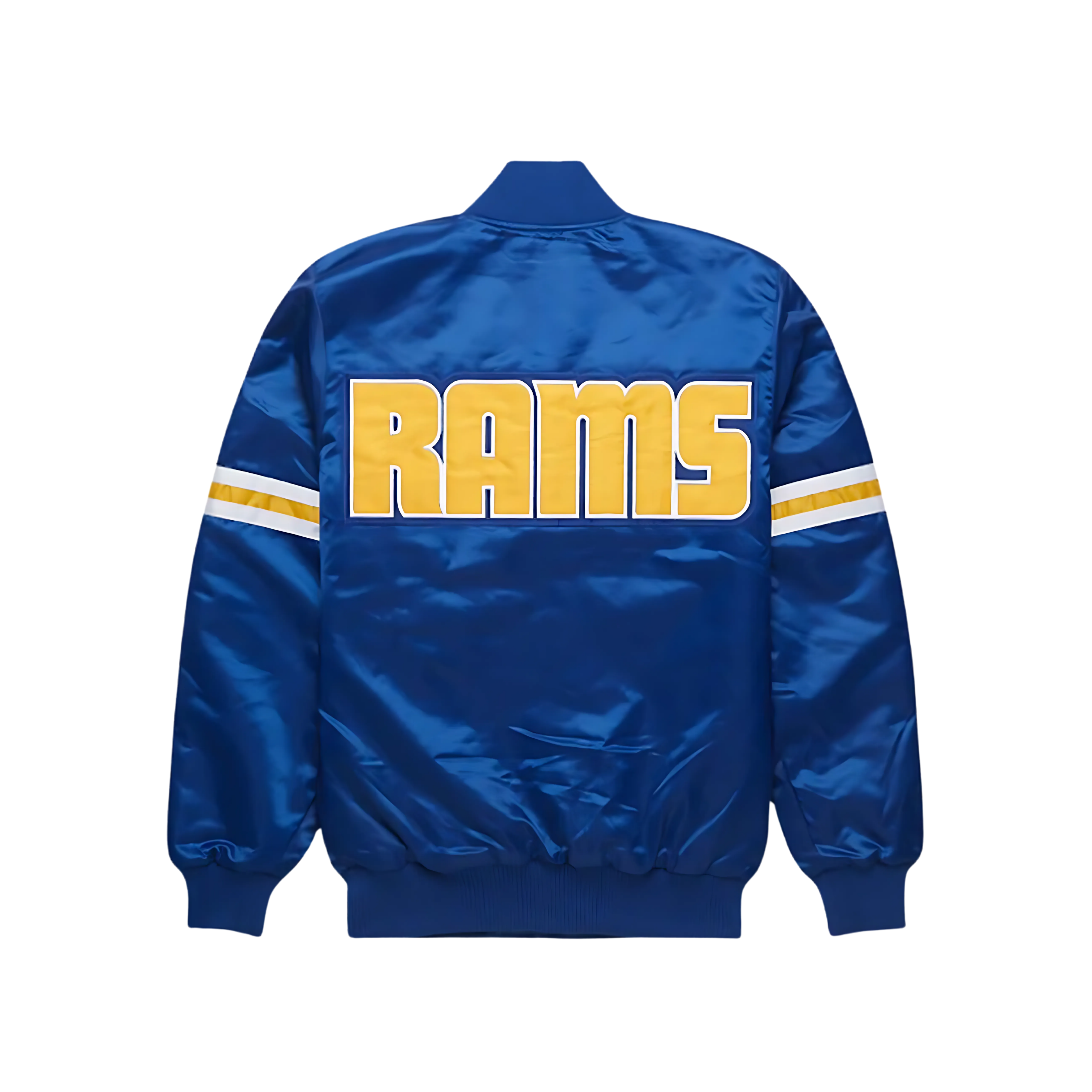 Official Rams heritage satin jacket with team logo, JacketnJoint