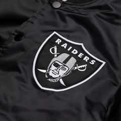 Official Raiders satin jacket with embroidered team logo, JacketnJoint