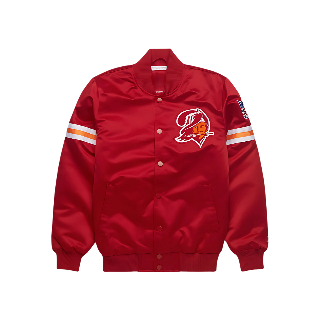 Tampa Bay Buccaneers Red Satin Victory NFL Jacket, JacketnJoint