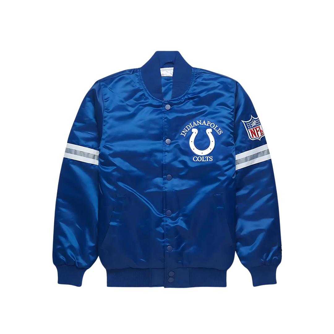 Indianapolis Colts Pro Edition NFL Satin Jacket, JacketnJoint