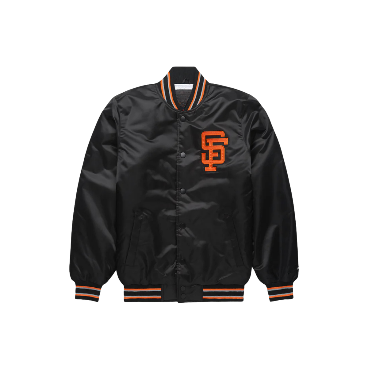 San Francisco Giants Black Satin Jacket, JacketnJoint