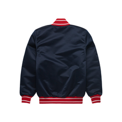 Official MLB Cleveland Guardians satin baseball jacket, JacketnJoint