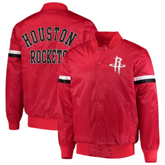 Rockets satin bomber jacket with embroidered team logo, JacketnJoint