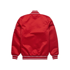 Official MLB Cincinnati Reds red satin baseball jacket, JacketnJoint