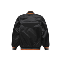  Official MLB Fan Apparel black satin jacket, JacketnJoint