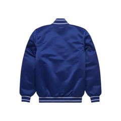 Kansas City Royals Heritage Satin Bomber Jacket back view, JacketnJoint