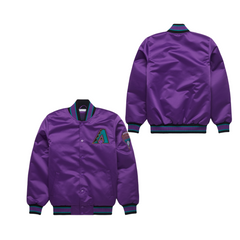 Retro Arizona Diamondbacks satin varsity baseball jacket, JacketnJoint