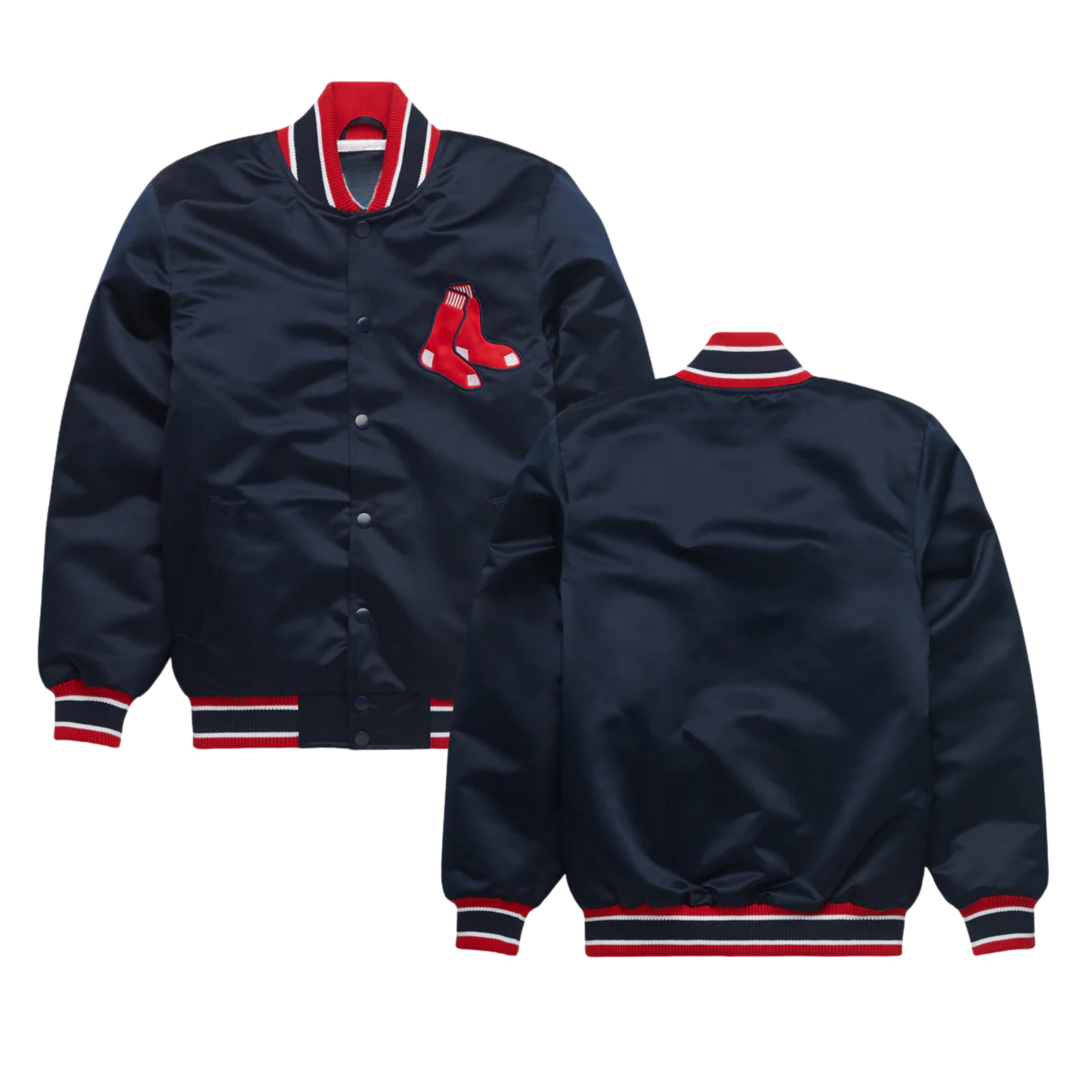 Official Boston Red Sox satin jacket with team logo – classic MLB apparel, JacketnJoint