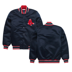 Official Boston Red Sox satin jacket with team logo – classic MLB apparel, JacketnJoint