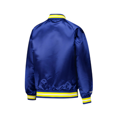 NBA Denver Nuggets satin jacket back view, JacketnJoint