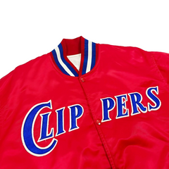 Clippers satin bomber jacket with embroidered NBA team logo, JacketnJoint