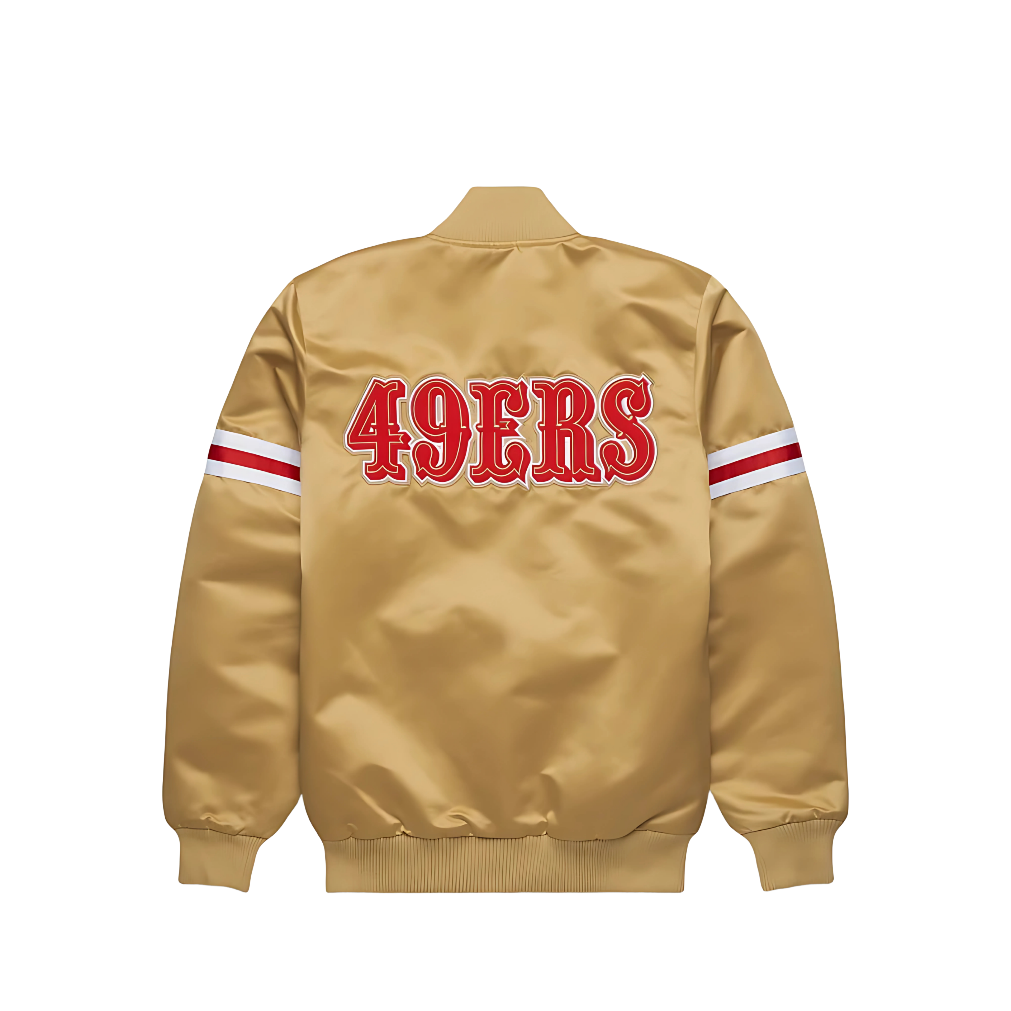 San Francisco 49ers NFL Satin Varsity Fan Jacket | JacketnJoint San Francisco 49ers NFL Satin Varsity Fan Jacket | JacketnJoint