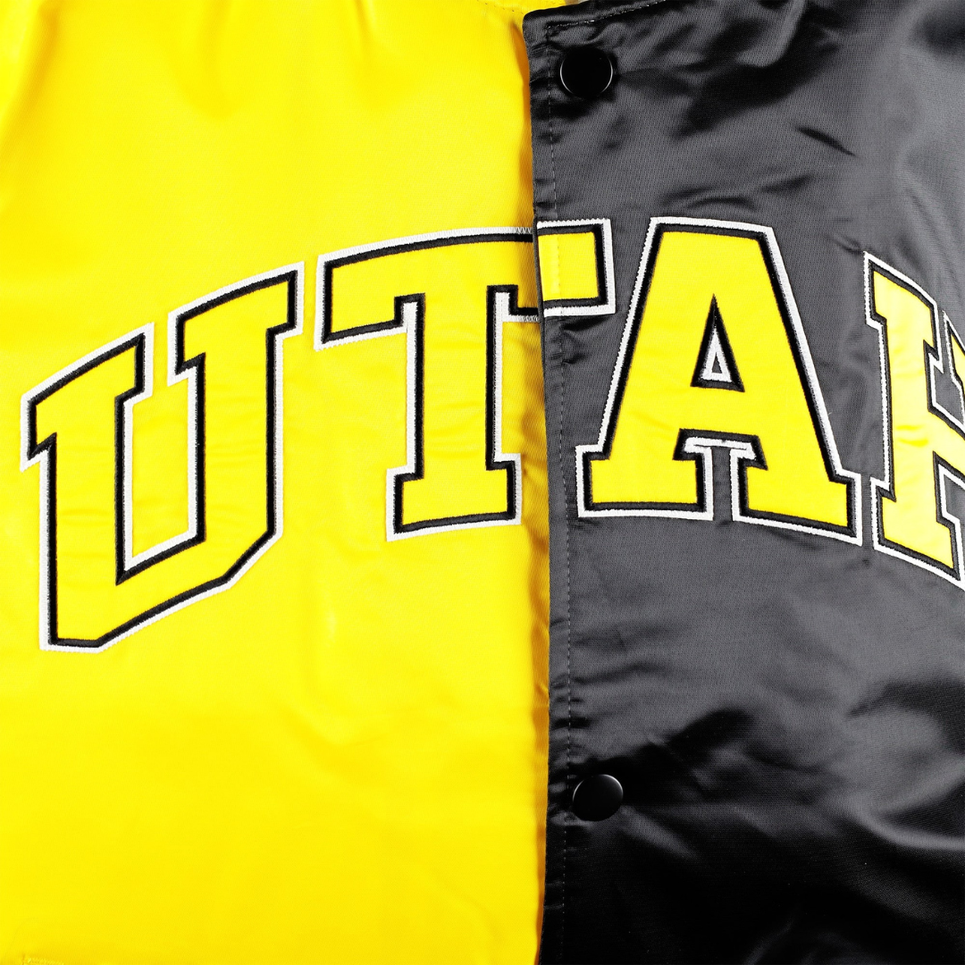 Official NBA Utah Jazz satin basketball jacket logo, JacketnJoint