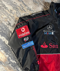 McLaren Mercedes Inspired Vintage Racing Jacket