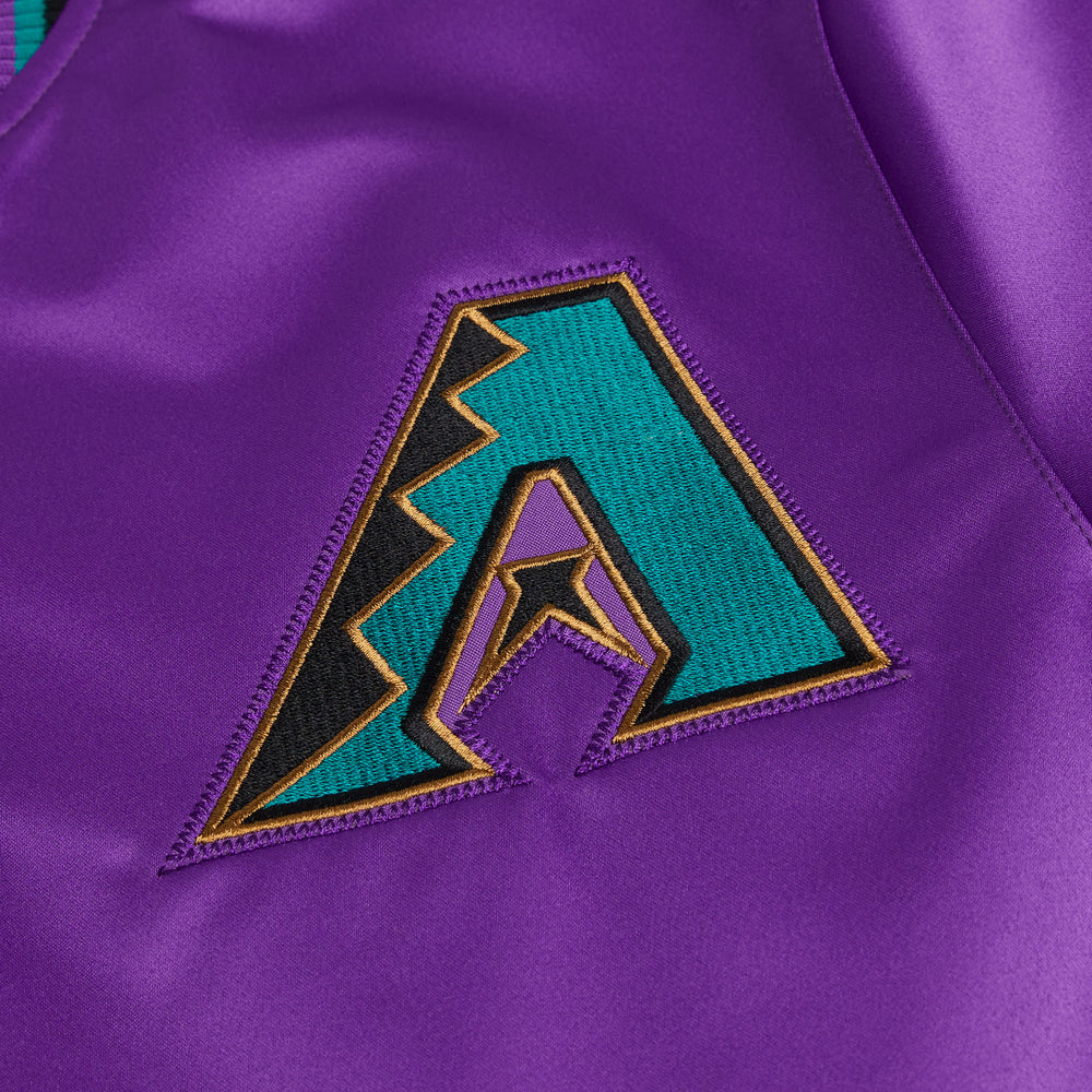 Official MLB Arizona Diamondbacks satin fan jacket with logo, JacketnJoint