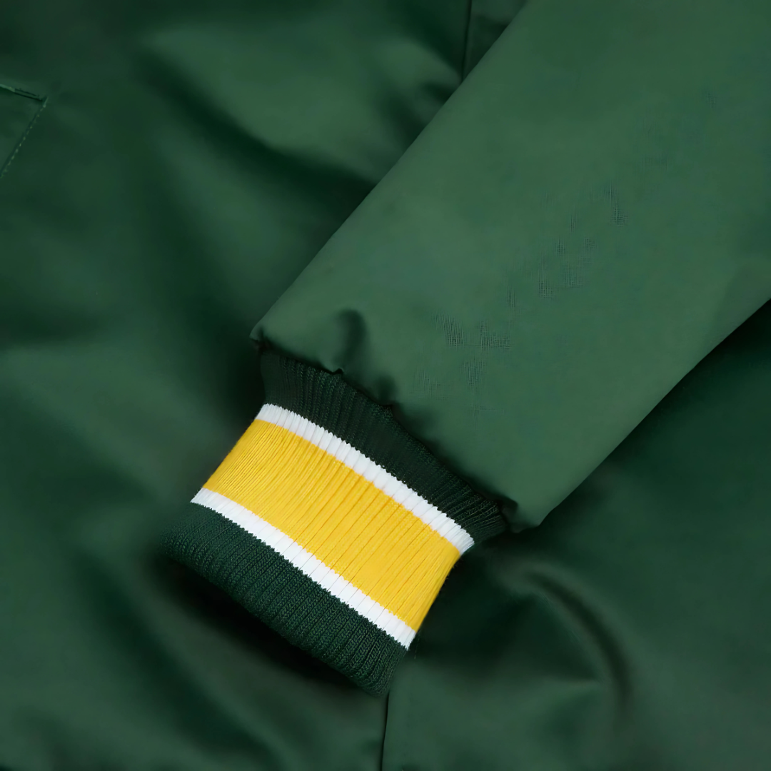 Official MLB Oakland Athletics satin jacket sleeve, JacketnJoint