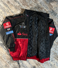 McLaren Mercedes Inspired Vintage Racing Jacket