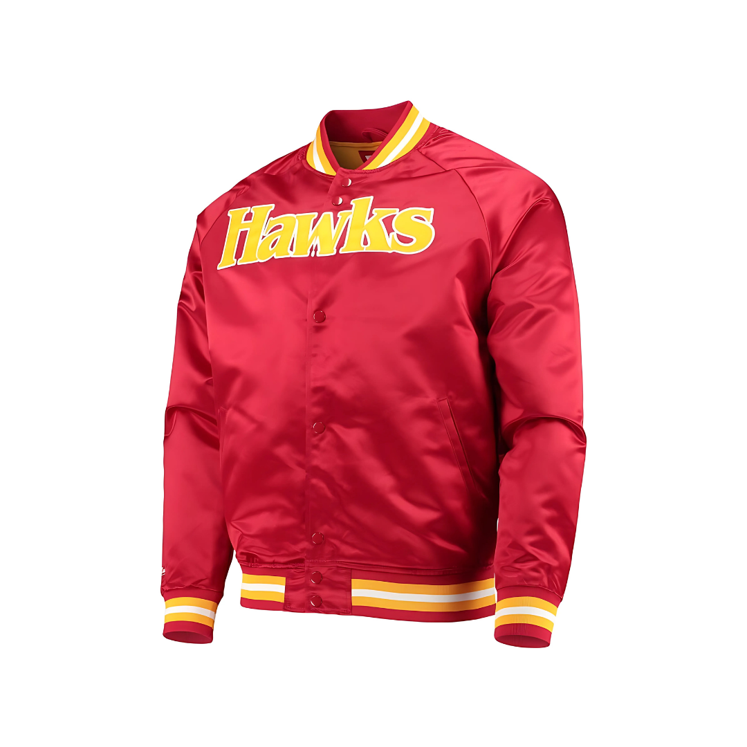 Atlanta Hawks Legacy Satin Jacket official NBA fan gear, JacketnJoint