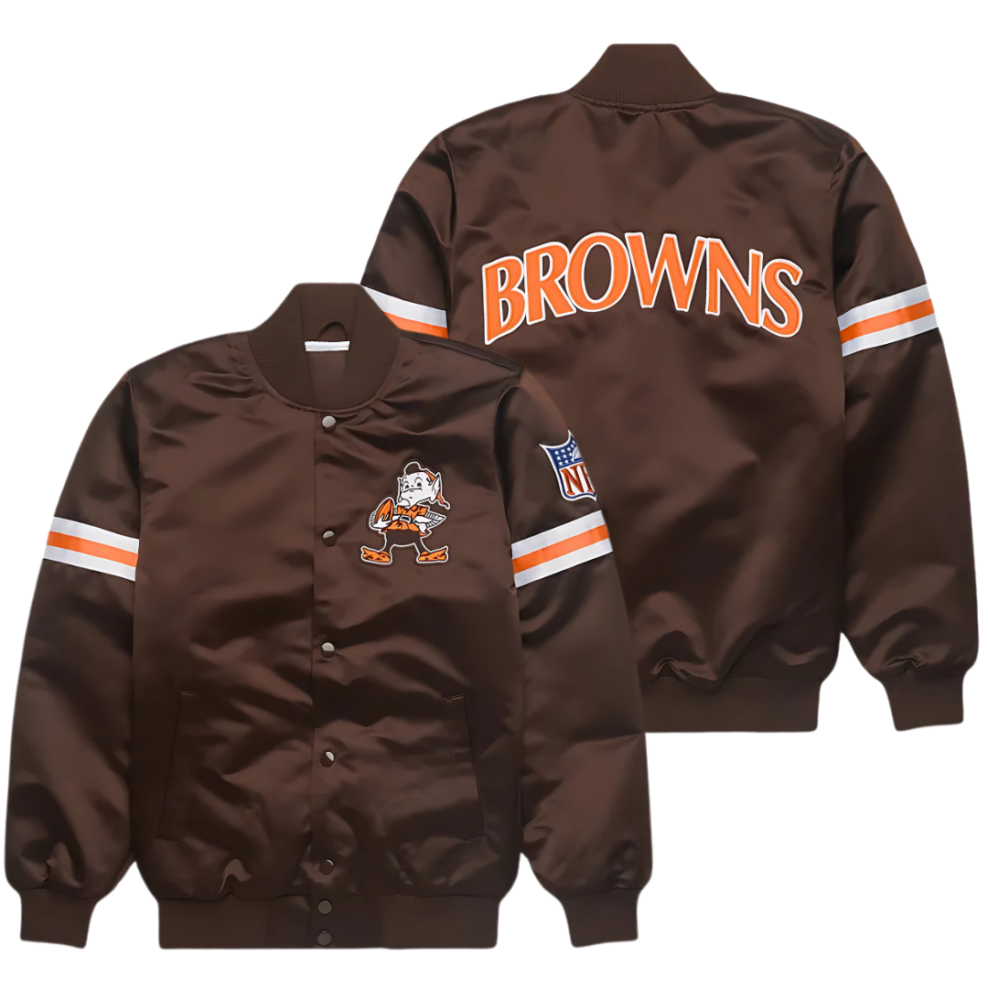 Authentic Cleveland Browns varsity-style jacket, JacketnJoint