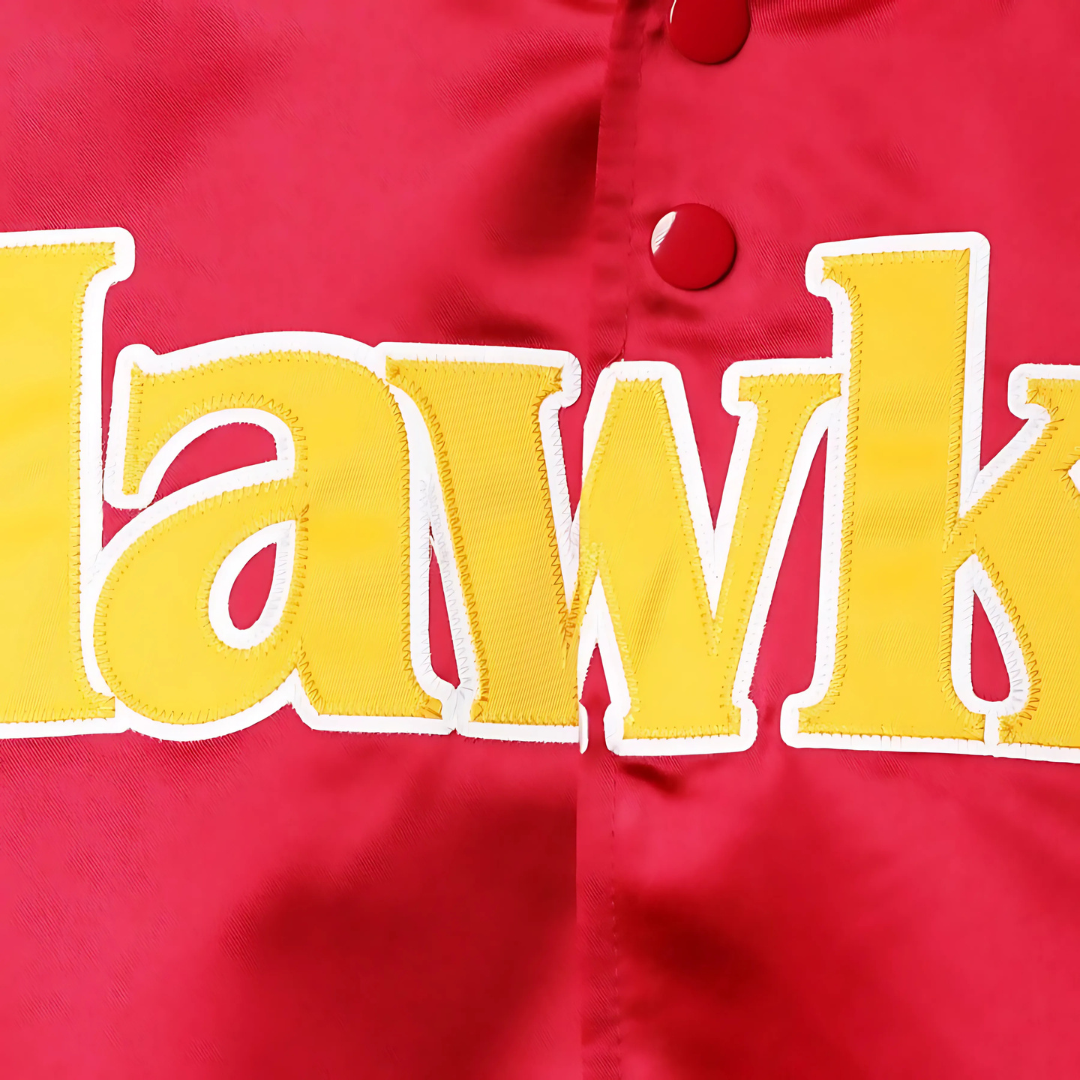 Authentic Hawks Legacy Edition satin jacket, JacketnJoint