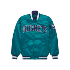 Charlotte Hornets heritage satin jacket official NBA apparel
