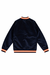 Edmonton Oilers Black NHL Satin Jacket