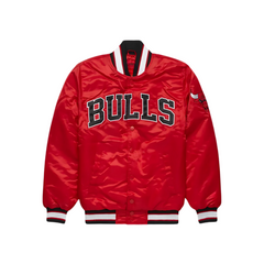 Chicago Bulls retro varsity satin jacket official NBA gear, JacketnJoint