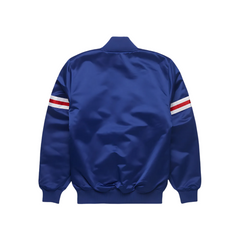 Official Giants Heritage Satin Bomber Jacket backview, JacketnJoint