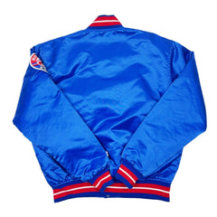 Montreal Expos Bomber Blue Satin Jacket