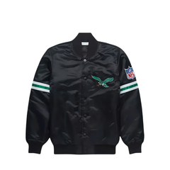 Midnight Eagles satin jacket for football fans, JacketnJoint