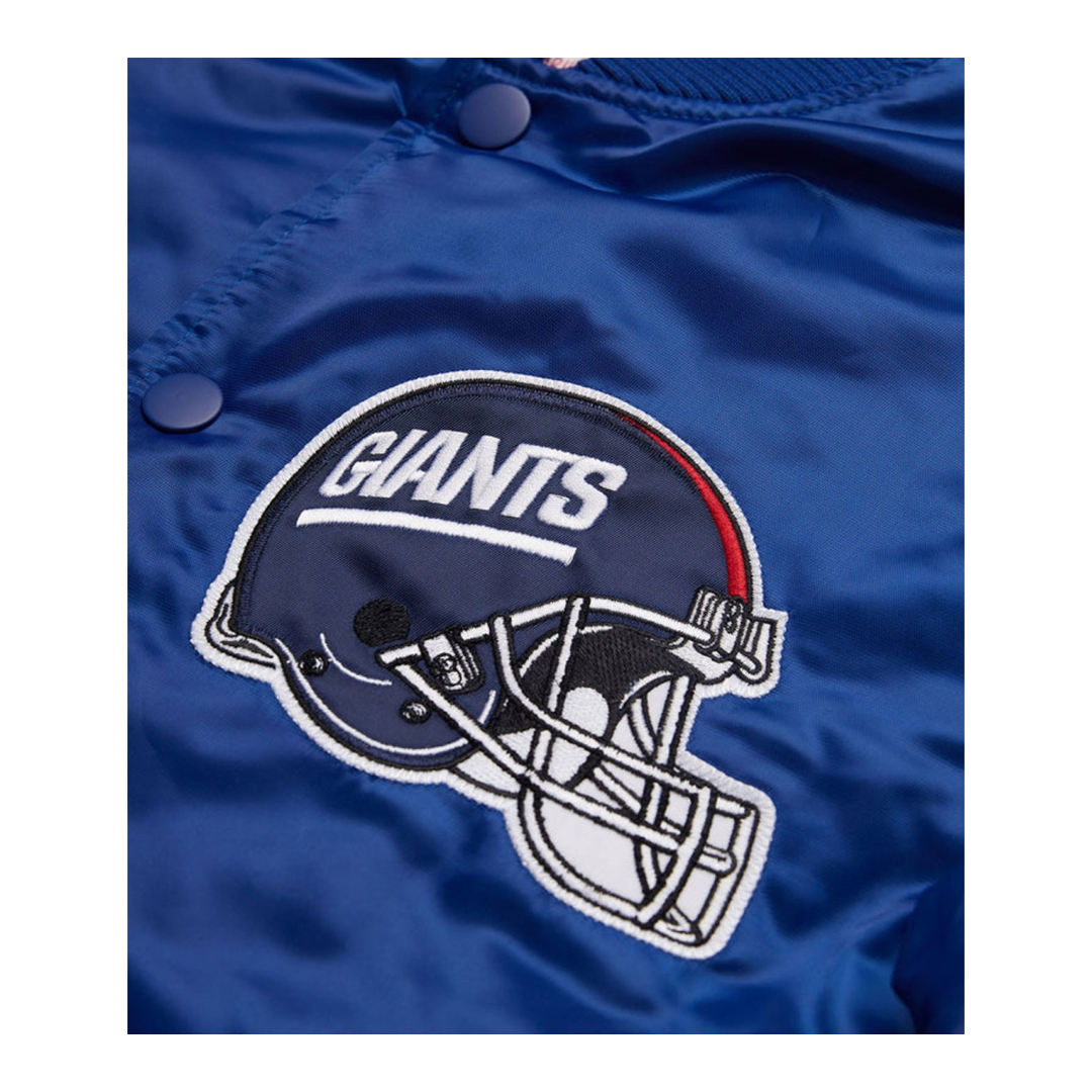 Blue Satin New York Giants Fan Gear jacket, JacketnJoint