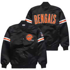Official Cincinnati Bengals satin football jacket, JacketnJoint