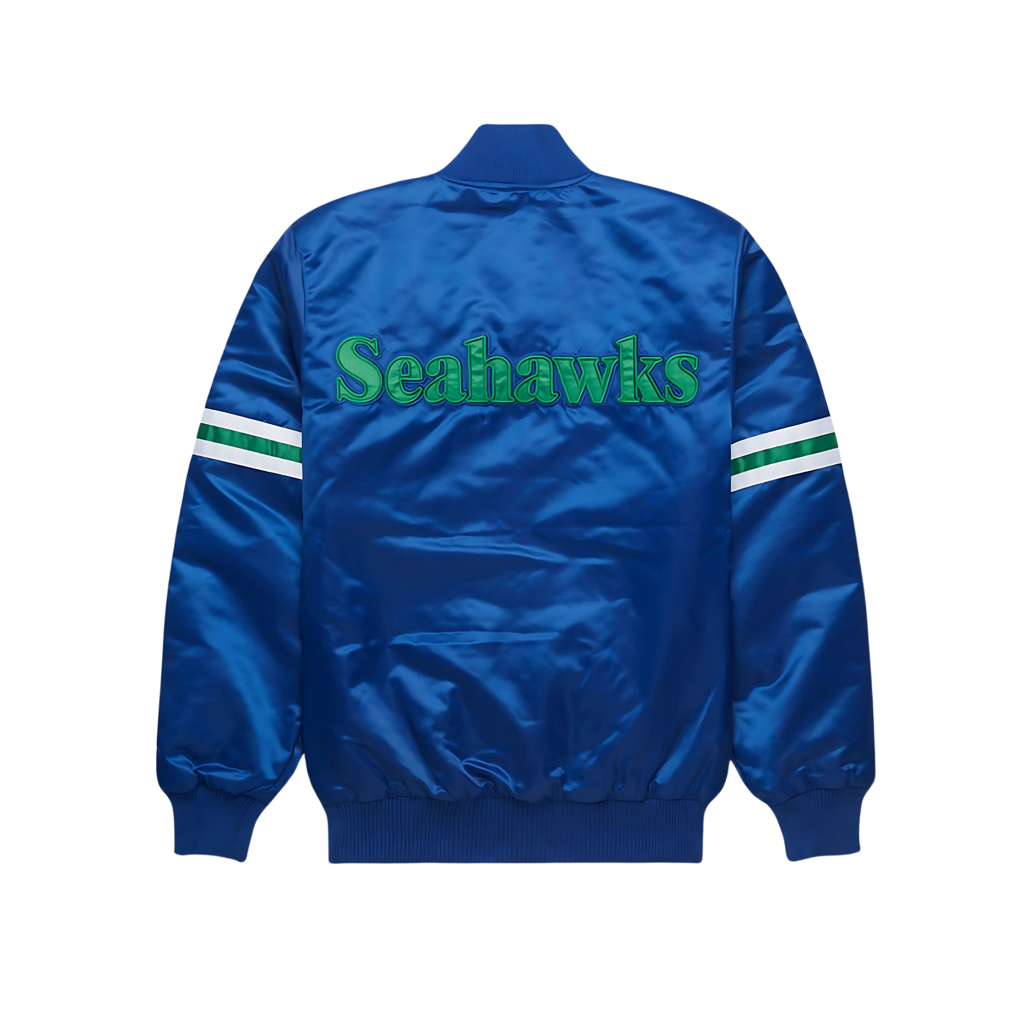 Official Seahawks satin bomber football fanwear, JacketnJoint