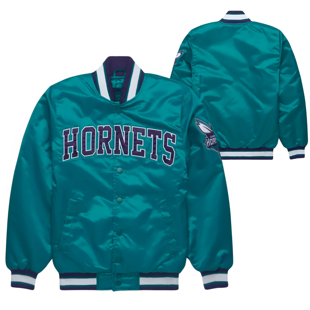 Charlotte Hornets basketball heritage outerwear for fans, Jacketnjoint