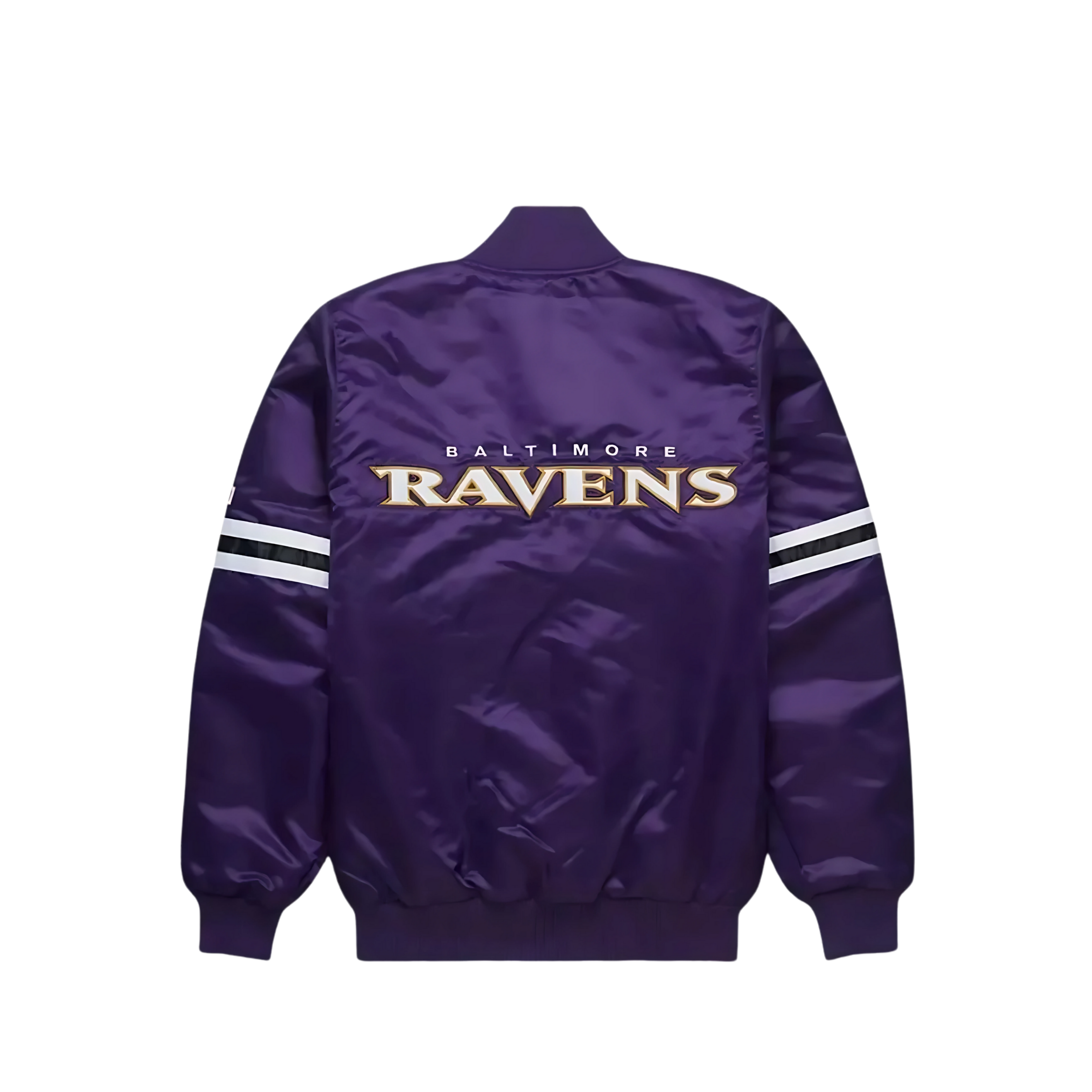 Premium purple satin Ravens bomber jacket for fans, JacketnJoint